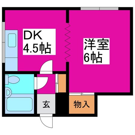 元町駅 徒歩5分 2階の物件間取画像